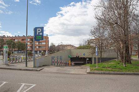 Entrada a l'aparcament